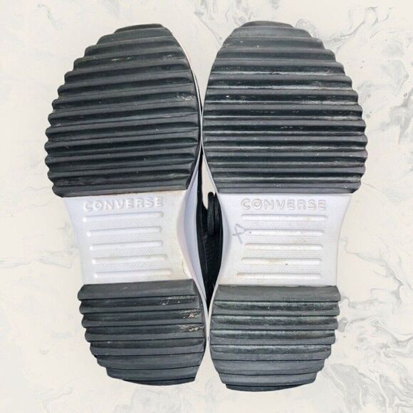 Converse Run Star Hike High Black Blue Hi Top Platform Shoe Women’s Size 4.5 - Picture 7 of 8